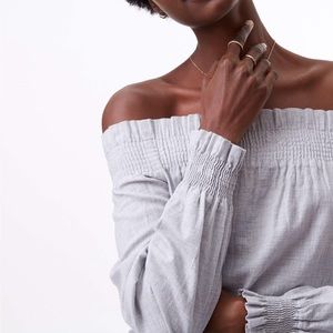 NWT LOFT off the shoulder top (M)